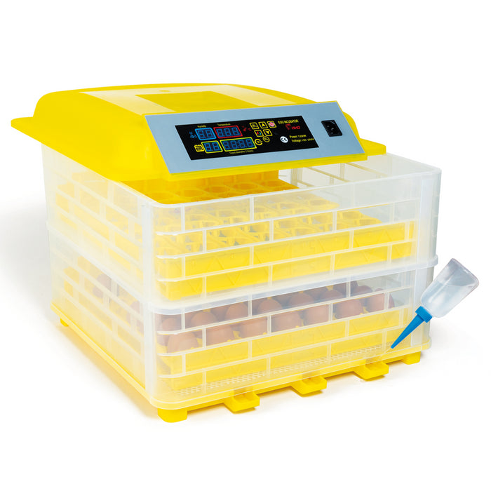 IDMarket - Incubatrice automatica per 112 uova covatrice macchina per cova artificiale incubazione uova