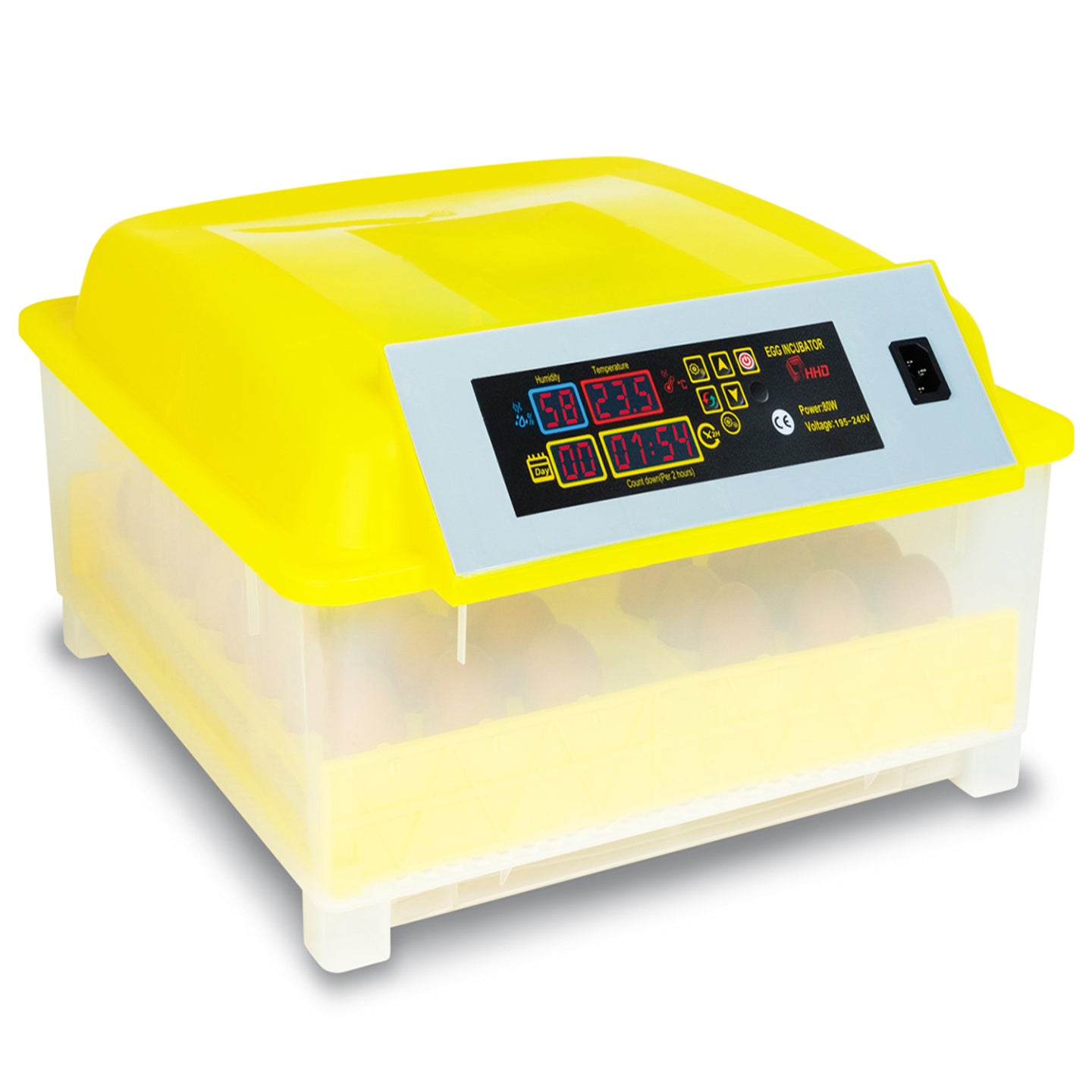IDMarket - Incubatrice automatica per 48 uova covatrice macchina per cova artificiale incubazione uova