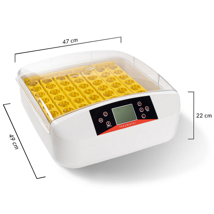 IDMarket - Incubatrice automatica PRO per 56 uova covatrice, con LED, macchina per cova artificiale incubazione uova