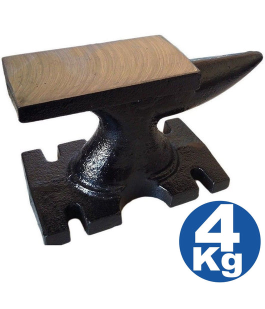 Incudine 4kg Ferro Per Officina Fabbro Battitore Ferro Orafo Lavorare Metallo         