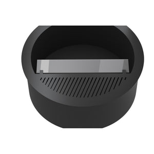 Camino a Bioetanolo da incasso Incyrcle Inside - Biocamino rotondo di design da parete d.70cm