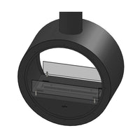 Camino a Bioetanolo sospeso da soffitto Incyrcle Slim 2Side - Biocamino rotondo di design con doppia facciata aperta d.70cm