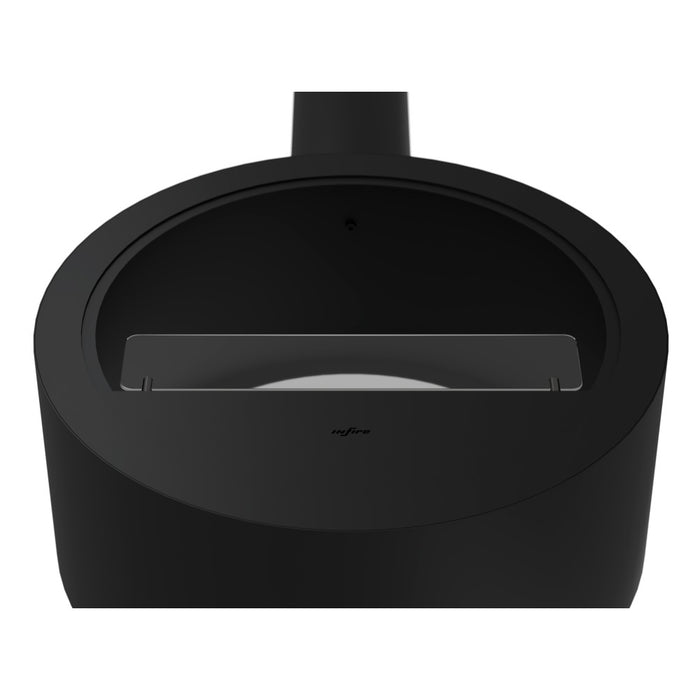 Camino a Bioetanolo sospeso da soffitto Incyrcle Slim 2Side - Biocamino rotondo di design con doppia facciata aperta d.70cm