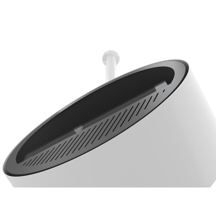 Camino a Bioetanolo sospeso da soffitto Incyrcle Slim - Biocamino rotondo di design d.70cm Bianco