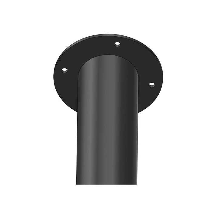 Camino a Bioetanolo sospeso da soffitto Incyrcle Slim - Biocamino rotondo di design d.70cm Bianco