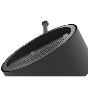 Camino a Bioetanolo sospeso da soffitto Incyrcle Slim - Biocamino rotondo di design d.70cm