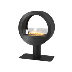 Camino a Bioetanolo da appoggio Incyrcle Stand 2Side - Biocamino rotondo di design con doppia facciata d.70cm