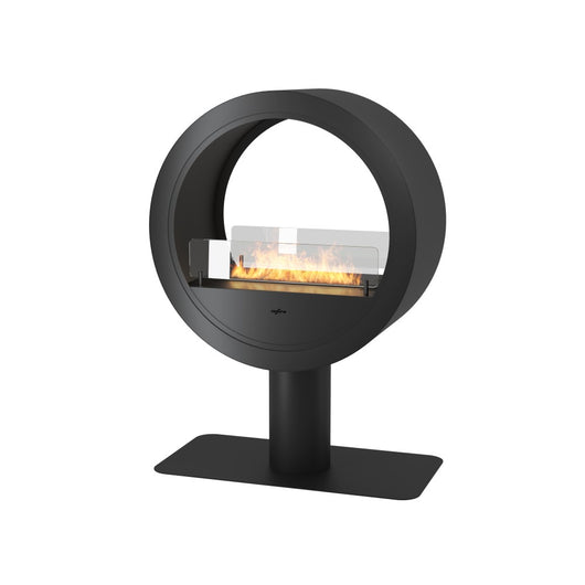 Camino a Bioetanolo da appoggio Incyrcle Stand 2Side - Biocamino rotondo di design con doppia facciata d.70cm