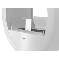 Camino a Bioetanolo da appoggio Incyrcle Stand 2Side - Biocamino rotondo di design con doppia facciata d.70cm Bianco