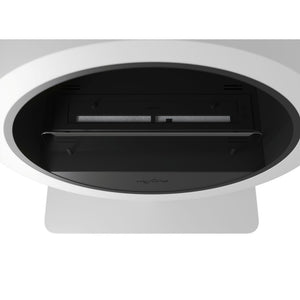 Camino a Bioetanolo da appoggio Incyrcle Stand - Biocamino rotondo di design da terra d.70cm Bianco