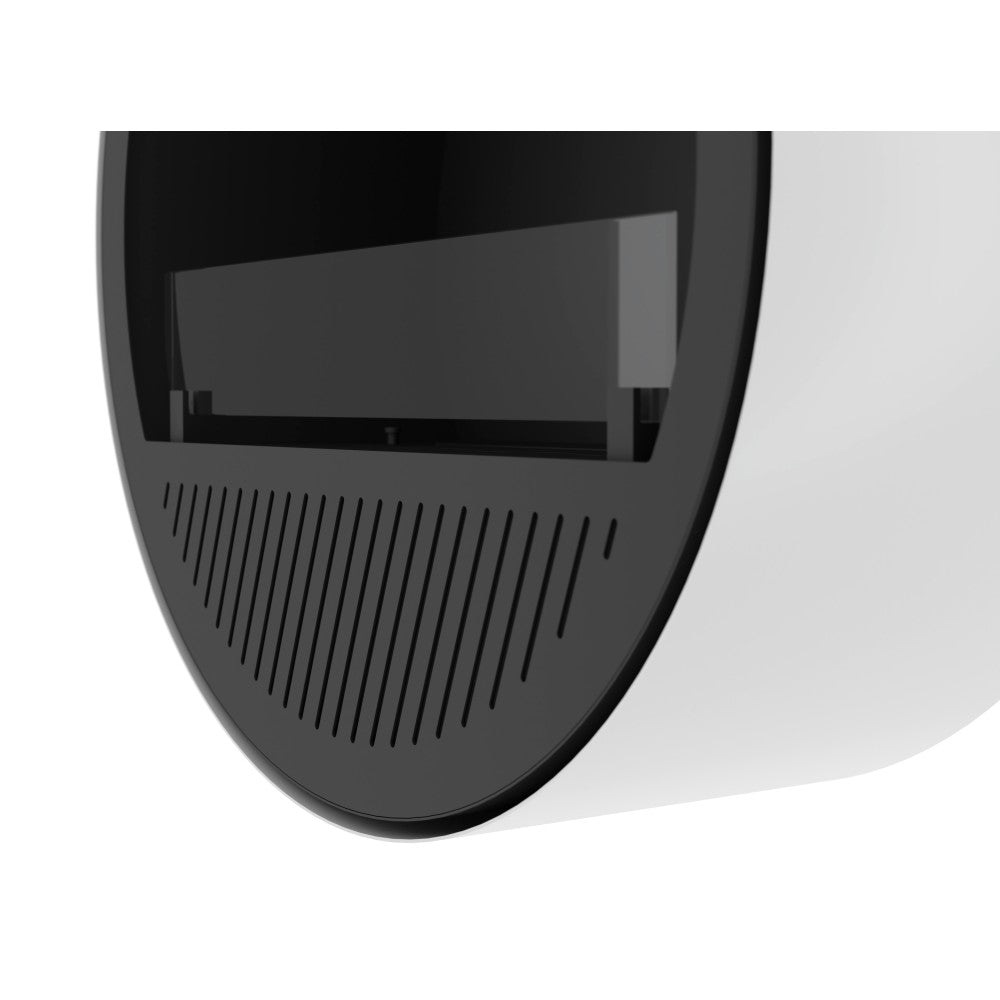 Camino a Bioetanolo da parete Incyrcle Wall - Biocamino rotondo di design da appendere al muro d.72cm