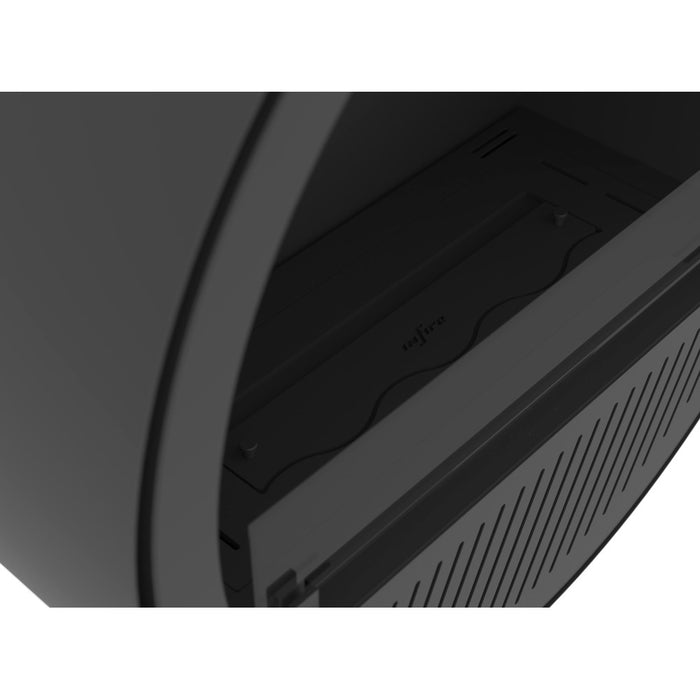 Camino a Bioetanolo da parete Incyrcle Wall - Biocamino rotondo di design da appendere al muro d.72cm Bianco