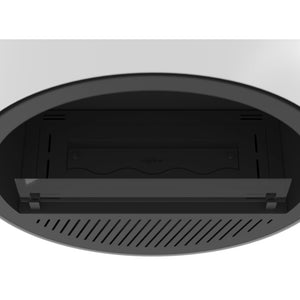 Camino a Bioetanolo da parete Incyrcle Wall - Biocamino rotondo di design da appendere al muro d.72cm