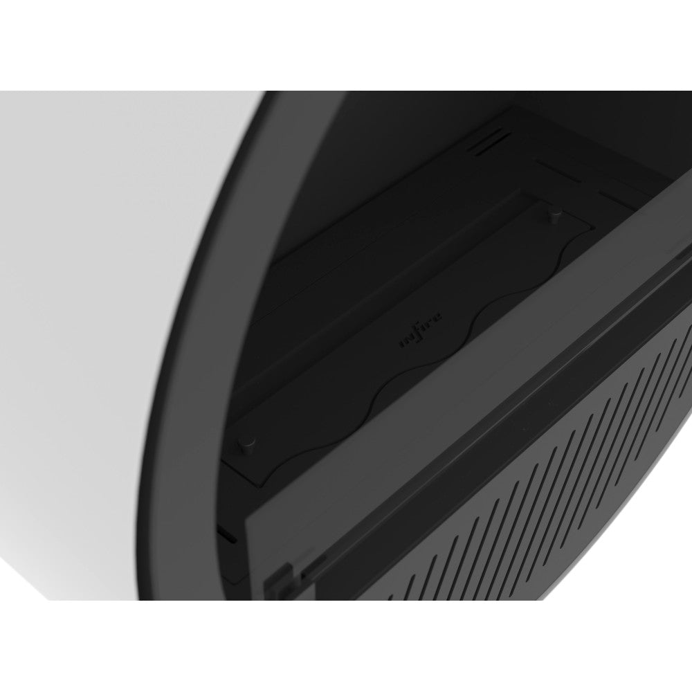 Camino a Bioetanolo da parete Incyrcle Wall - Biocamino rotondo di design da appendere al muro d.72cm