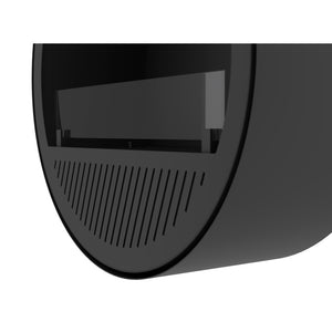 Camino a Bioetanolo da parete Incyrcle Wall - Biocamino rotondo di design da appendere al muro d.72cm Bianco