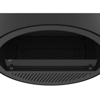 Camino a Bioetanolo da parete Incyrcle Wall - Biocamino rotondo di design da appendere al muro d.72cm Bianco