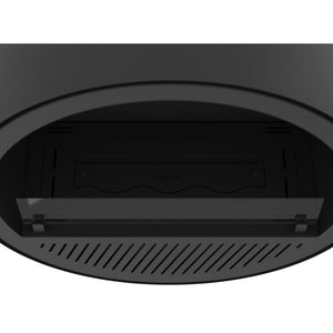 Camino a Bioetanolo da parete Incyrcle Wall - Biocamino rotondo di design da appendere al muro d.72cm Bianco