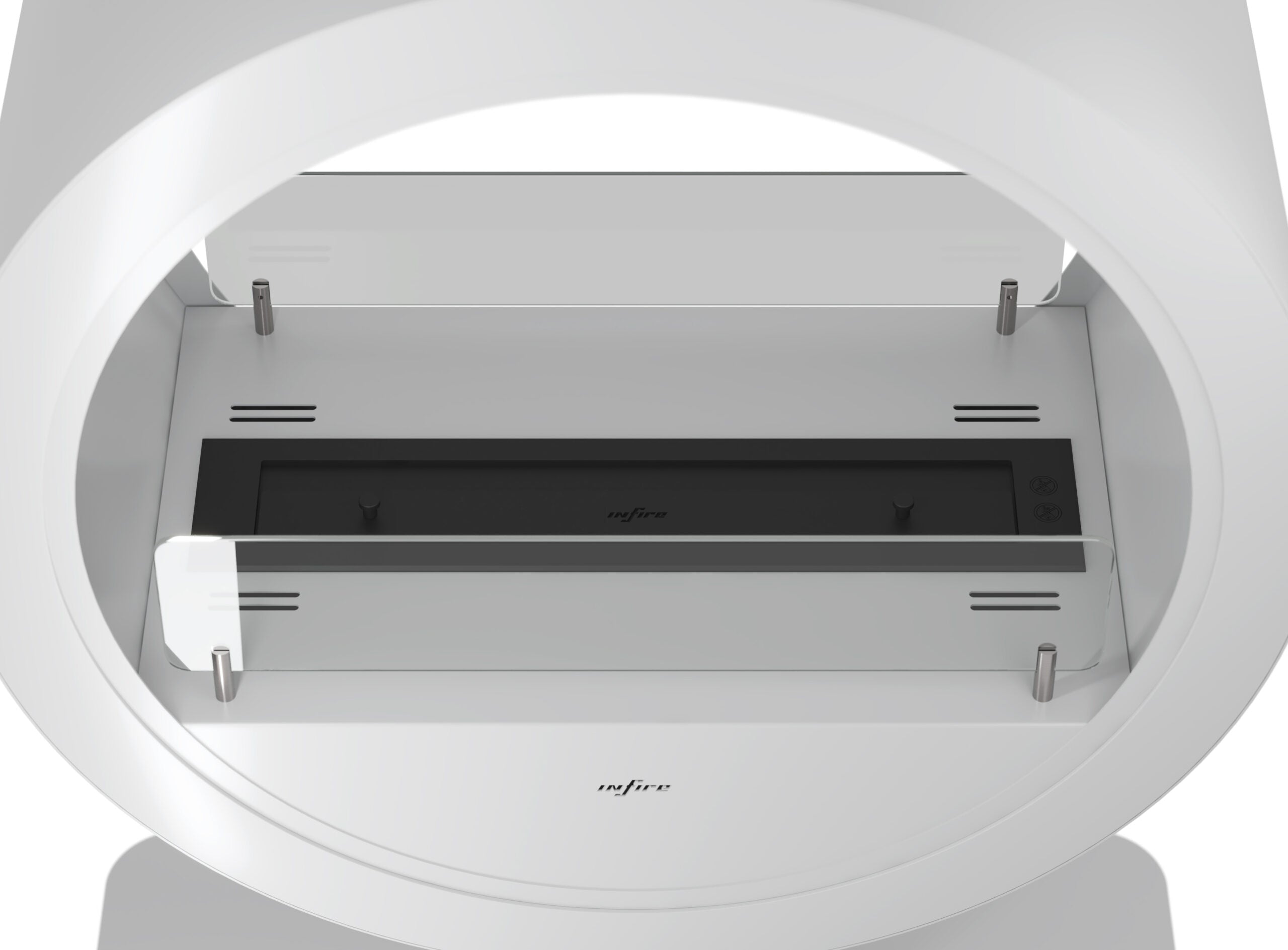 Biocamino Incyrcle Stand 2side colore Bianco