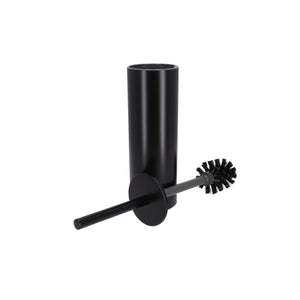 Inda - Portascopino da appoggio nero opaco