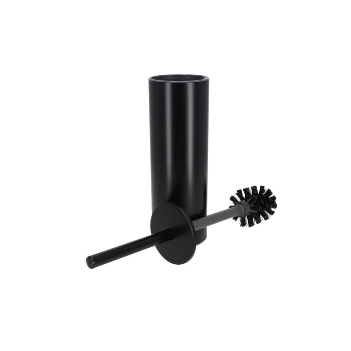 Inda - Portascopino da appoggio nero opaco