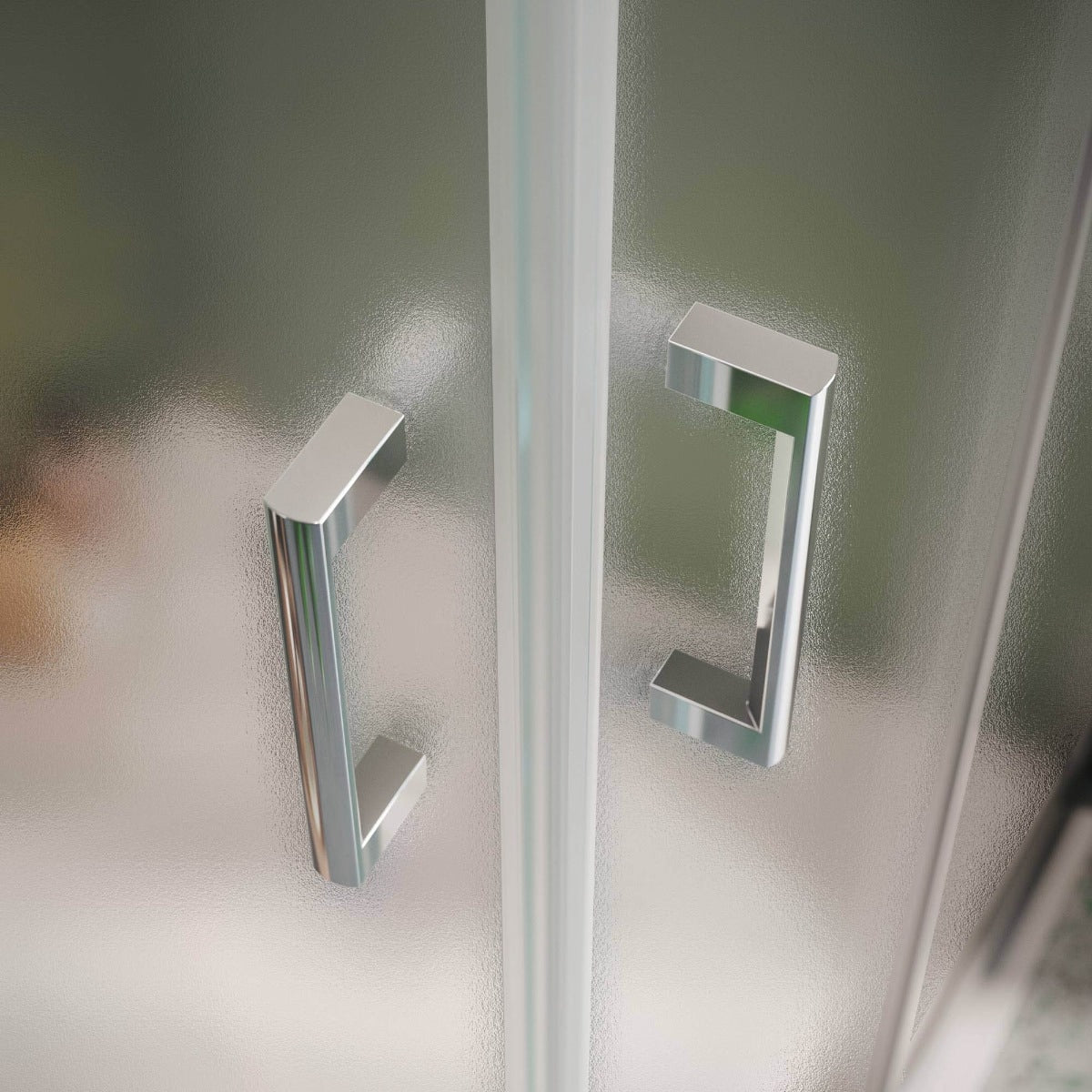 Siro - Box doccia ad angolo 80x70 cm 2 ante scorrevoli bianco/stampato