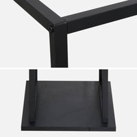 Portaceppi interno verticale, 112cm, nero