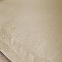 Divano 2 posti tessuto sfoderabile, beige