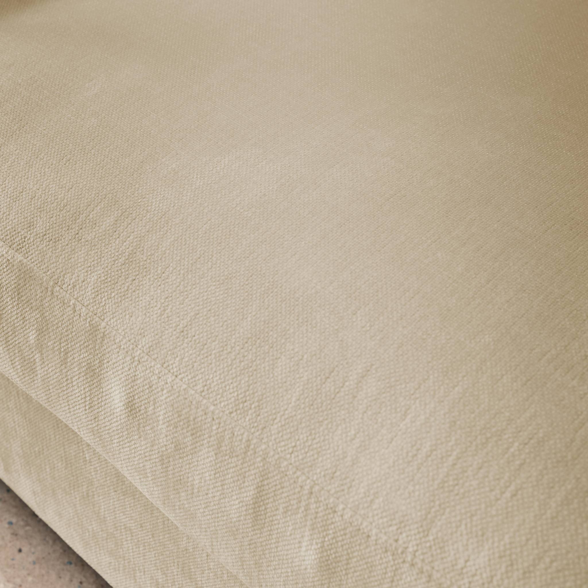 Divano 2 posti tessuto sfoderabile, beige