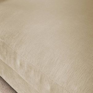 Divano 2 posti tessuto sfoderabile, beige