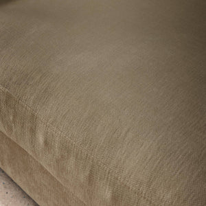 Divano 2 posti tessuto sfoderabile, talpa