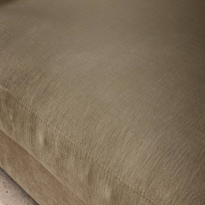 Divano 2 posti tessuto sfoderabile, talpa