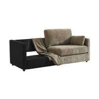 Copertura in tessuto per divano letto 3 posti neo, beige