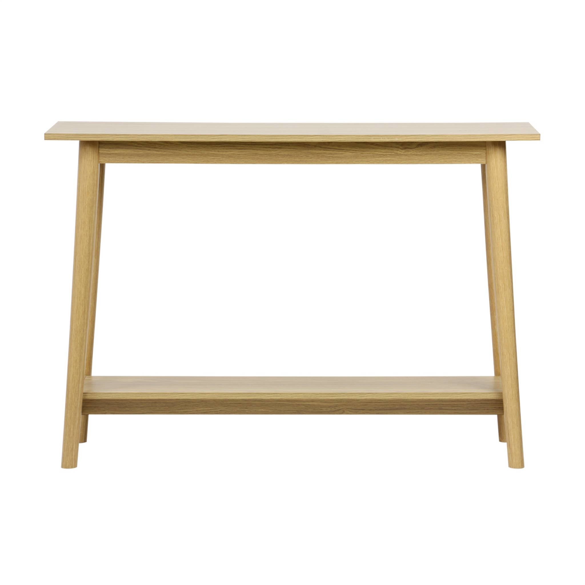 Consolle scandinava effetto legno di noce, 110cm, effetto frassino
