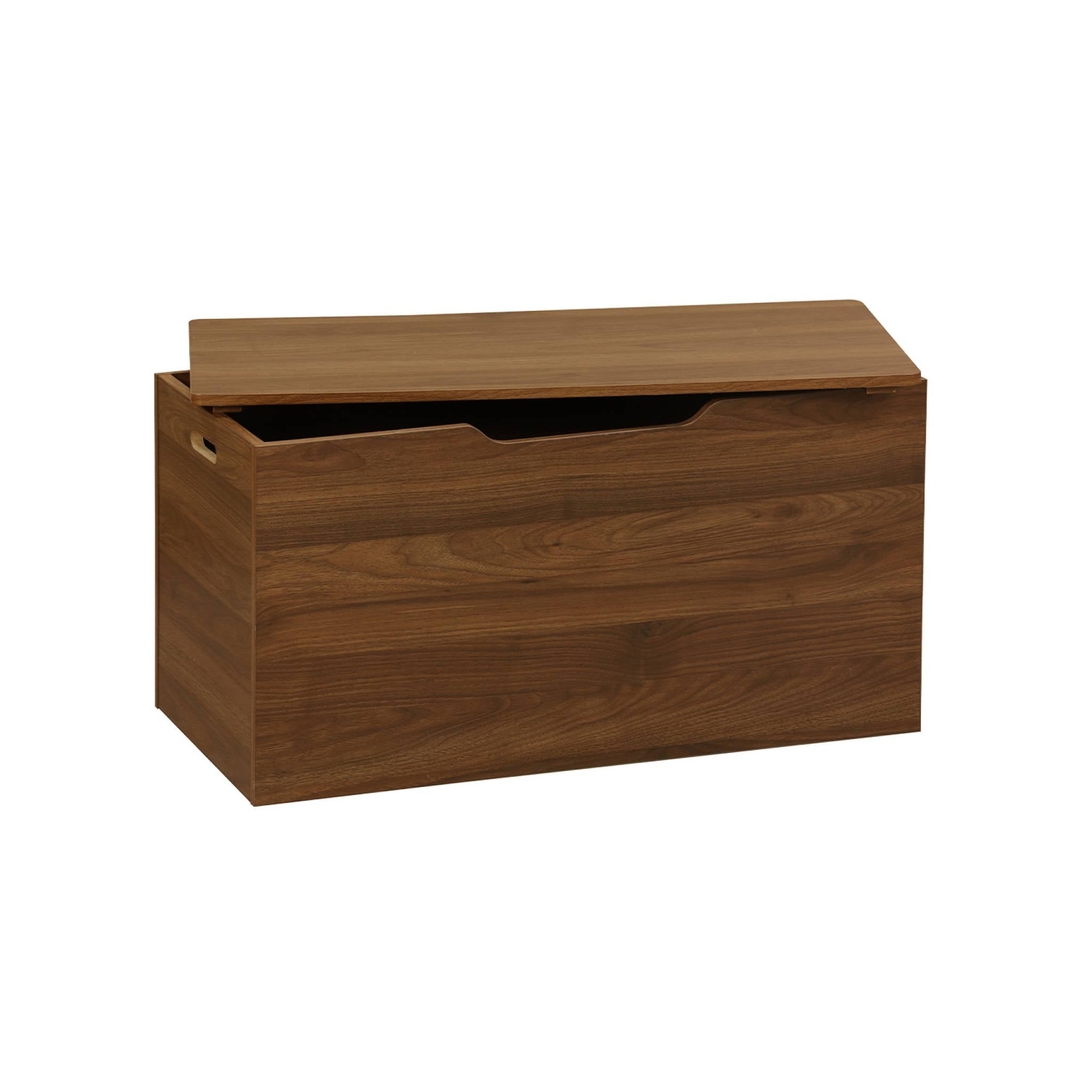 Baule, effetto legno tinto noce, marrone