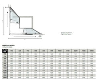 Box Doccia EASYFLEX 6mm Porte Scorrevoli Anticalcare H200 - 129x139