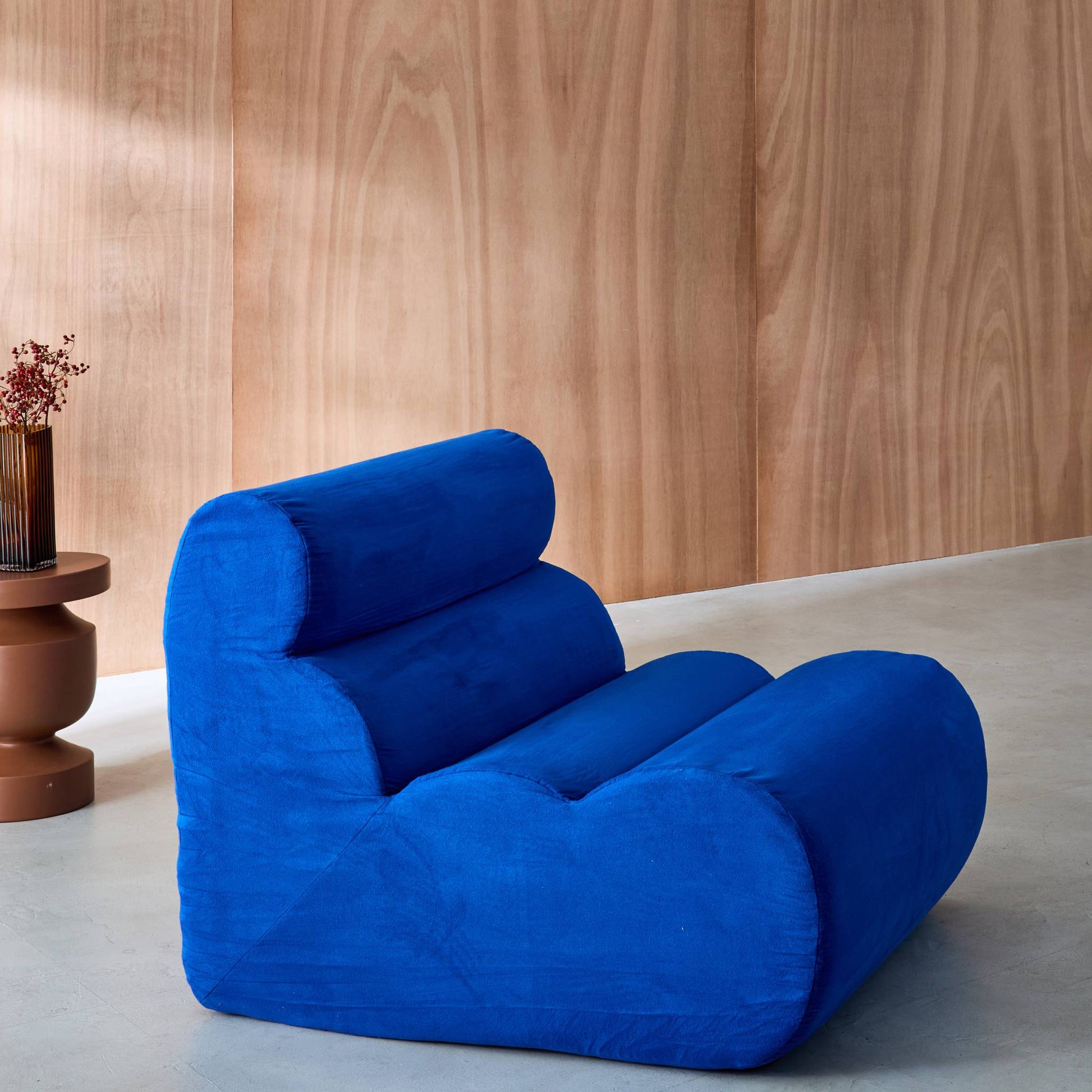 Poltrona tessuto, 1 posto, blu elettrico