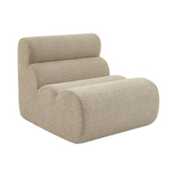 Poltrona bouclé testurizzata, 1 posto, beige