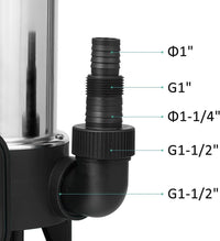 Pompa Sommersa Immersione Acque Chiare E Acque Sporche Drenaggio 550W In Acciaio Inox Certificata Ce
