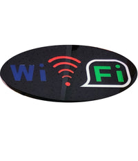 Insegna Luminosa A Led Con Logo Scritta Wi Fi Per Locali Attività  Commerciale         