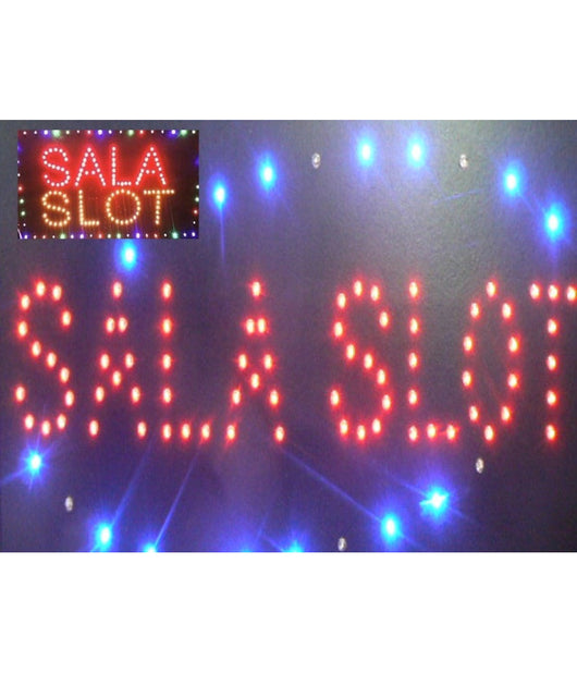 Insegna Luminosa Insegne Luminose A Led Con Scritta Sala Slot         