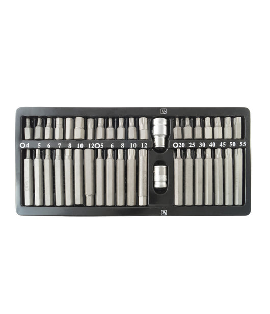 Inserti Chiavi Bussole Chiavi Torx Hex 1/2" 3/8" Kit Set Professionale 40 Pz         