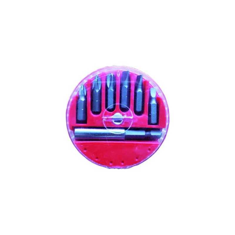 Inserti per Avvitatori Vigor Taglio/Croce Bit-Box Set 7 Pz