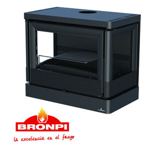 Inserto Camino Doppia Combustione 772x654 Bronpi Versalles-C 13 KW