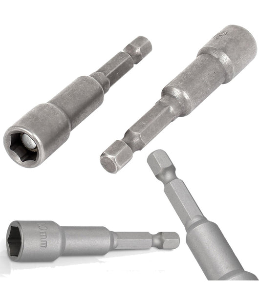 Inserto Chiave A Bussola Magnetica Attacco 1/4 Per Avvitatore Lunghezza 50mm     -10 Mm   -