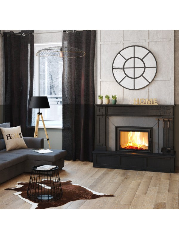 Inserto per camino a legna Nero - Energy 70x50 (15,1 kW) ECO