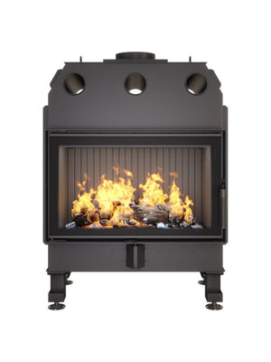 Inserto per camino a legna Nero - Energy 80x50 (17,0 kW) ECO