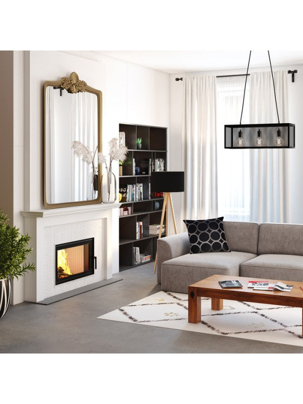 Inserto per camino a legna Nero - Energy 80x50 (17,0 kW) ECO