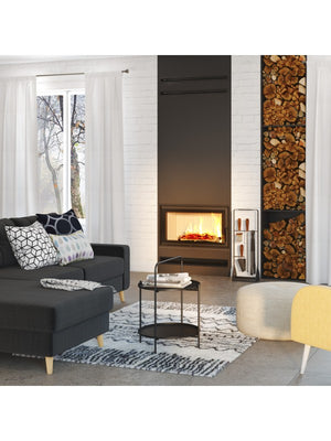 Inserto per camino a legna Nero - Energy 90x50 (19,0 kW) ECO