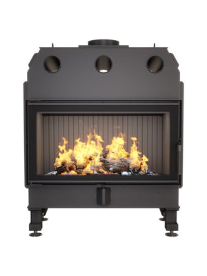 Inserto per camino a legna Nero - Energy 90x50 (19,0 kW) ECO