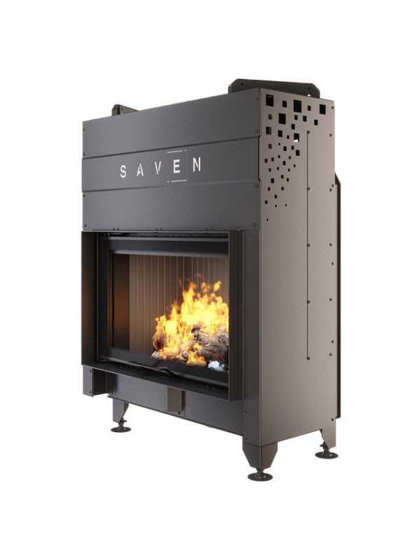 Inserto per camino a legna Nero - Energy Up 80x50 (17,0 kW) ECO